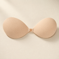 Lune Daily Bra adhesive bra in nude, front view