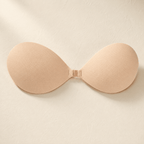 Lune Daily Bra adhesive bra in nude, front view